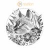 Slate Coaster File | Cat & Flower 3D