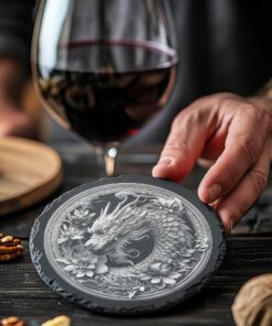 Fichier de sous-verres en ardoise | Décor PNG