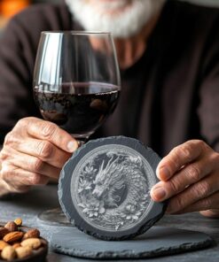 Fichier de sous-verres en ardoise | Décor PNG