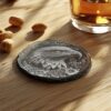 Slate Coaster File| Wild Eagle 3D Illusion PNG