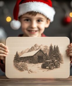 Gravure au laser de planche à charcuterie pour