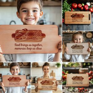 6 Charcuterie Board Engraving Files, Family & Mealtime