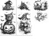 6 Halloween Charcuterie Board Engraving Files Bundle, Spooky