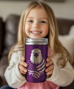 American Eagle Flag Tumbler Engraving | SVG Wrap