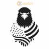 American Eagle Flag Tumbler Engraving | SVG Wrap