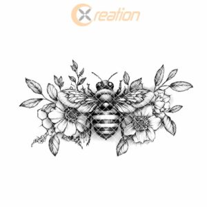 Bee and Flower Charcuterie Board Engraving File |