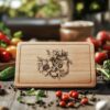 Bee and Honey Jar Charcuterie Board Engraving |