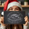 Christmas Cheese Board Engraving, Family Quote | Kitchen