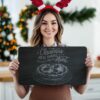 Christmas Cheese Board Engraving, Family Quote | Kitchen