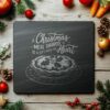 Christmas Cheese Board Engraving, Family Quote | Kitchen