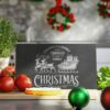 Christmas Cheese Board Engraving, Family Quote | Kitchen