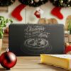 Christmas Cheese Board Engraving, Family Quote | Kitchen