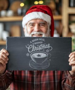 Christmas Cheese Board Engraving, Family Quote | Kitchen