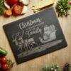 Christmas Cheese Board Engraving File, Family Quote |