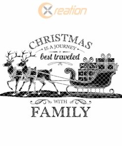 Christmas Cheese Board Engraving File, Family Quote |