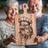 Eagle Chef Charcuterie Board Engraving File | PNG