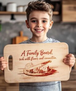 Family Mealtime Charcuterie Board Engraving | PNG Download