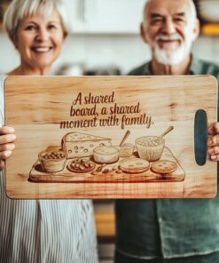 Family Mealtime Charcuterie Board Engraving | PNG Download