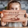 Family Mealtime Charcuterie Board Engraving | PNG Download