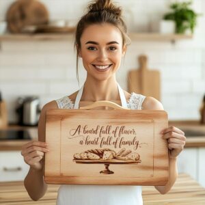 Family Mealtime Charcuterie Board Engraving | PNG Download