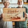 Family Mealtime Charcuterie Board Engraving | PNG Download