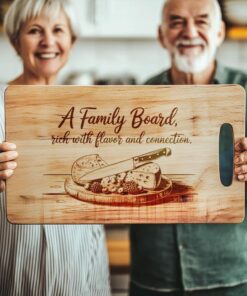 Family Mealtime Charcuterie Board Engraving | PNG Download