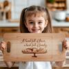 Family Mealtime Charcuterie Board Engraving | PNG Download