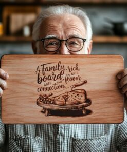 Gravure de planche de charcuterie pour les repas