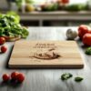 Family Mealtime Charcuterie Board Engraving | PNG Download