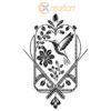 Hummingbird and Flower Tumbler Engraving | SVG Wrap