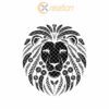 Wild Lion Head Tumbler Engraving | SVG Wrap