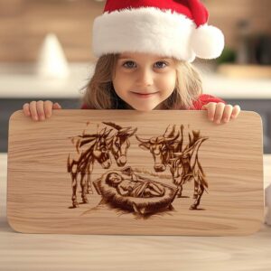 Christmas Charcuterie Board File | Baby Jesus and