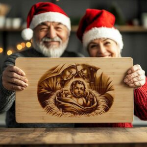 Christmas Charcuterie Board File | Baby Jesus in