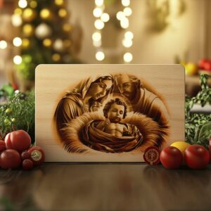 Christmas Charcuterie Board File | Baby Jesus in