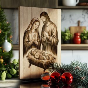 Christmas Charcuterie Board File | Jesus Nativity Scene