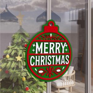 Christmas Multilayer Sign File | Merry Christmas Ornament