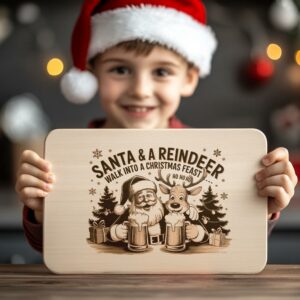 Christmas Santa and Reindeer Cheer File | Charcuterie