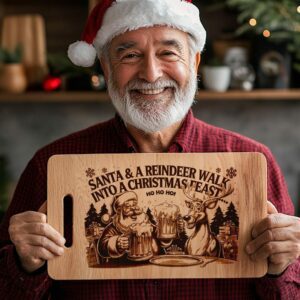 Christmas Santa and Reindeer Cheer File | Charcuterie