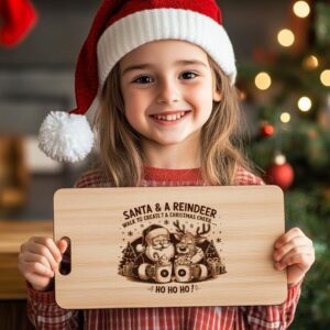 Christmas Santa and Reindeer Cheer File | Charcuterie