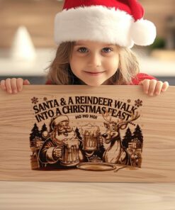 Christmas Santa and Reindeer Cheer File | Charcuterie