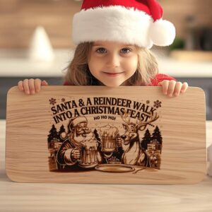 Christmas Santa and Reindeer Cheer File | Charcuterie