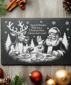 Christmas Santa and Reindeer Feast File | Slate Cheese Board #017