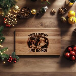 Christmas Santa and Reindeer Singing File | Charcuterie