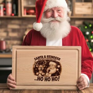 Christmas Santa and Reindeer Singing File | Charcuterie