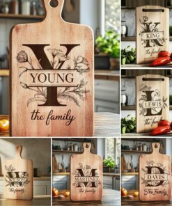 31 Family Name Flora SVG Bundle for Charcuterie