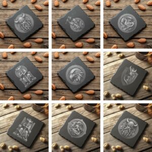 60 3D Illusion Viking, Dragon, Wolf, Eagle Slate