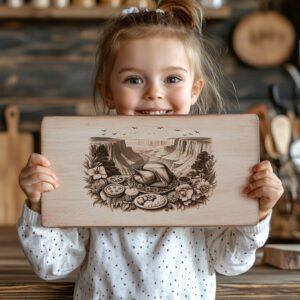 Charcuterie Board Engraving, Thanksgiving Feast, Grand Canyon Laser