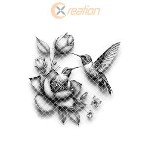 Charming Charcuterie Board, 3D Hummingbird Design, Engravable Decor