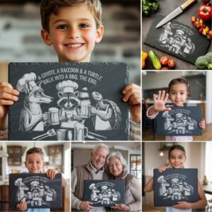 Slate Cheese Board Bundle, 6 Laser Engraving Files,