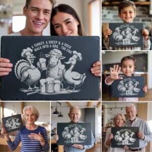 Slate Cheese Board Bundle, 6 Laser Engraving Files,
